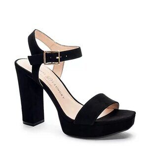 New Chinese Laundry Alanah Black Platform Sandal Size 10